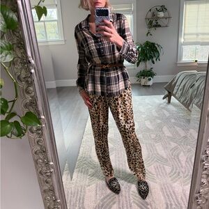 Ronny Kobo Leopard Cheetah | Leopard Print Pants S-M